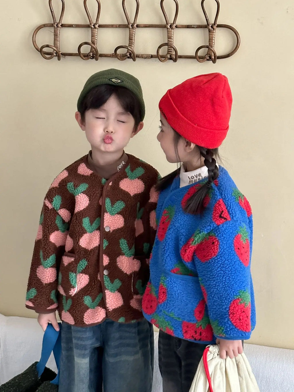 ❄🧸 Cozy Winter Print Jacket for Kids – Ultra-Warm &amp; Adorably Cute