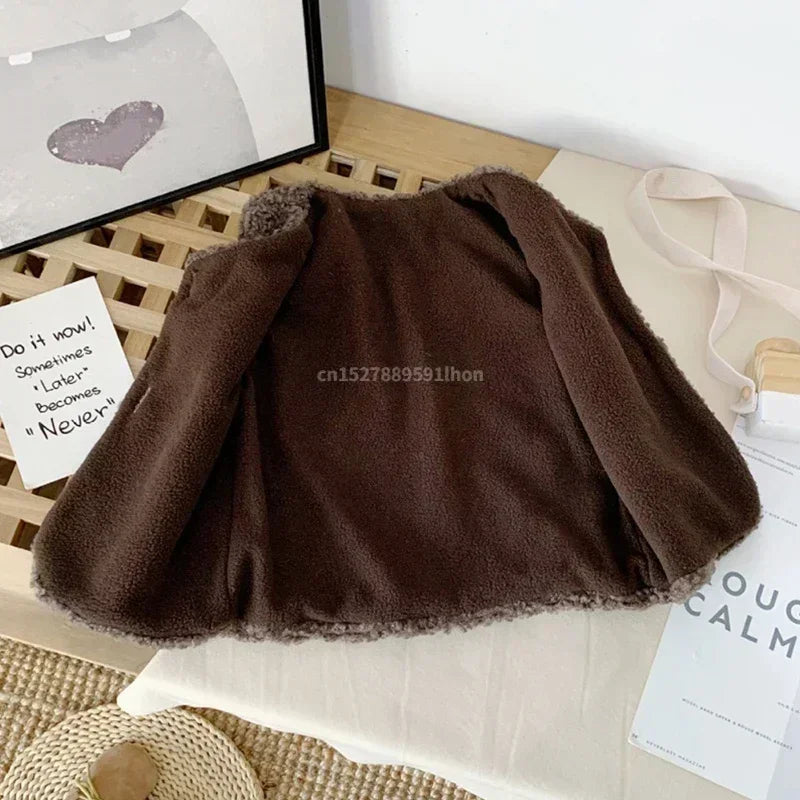 🧸❄ Ultra-Cozy Thickened Winter Vest for Kids – Soft, Stylish &amp; Perfect for Layering