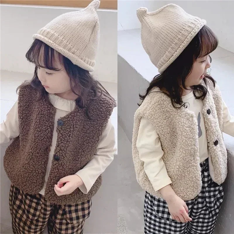 🧸❄ Ultra-Cozy Thickened Winter Vest for Kids – Soft, Stylish &amp; Perfect for Layering