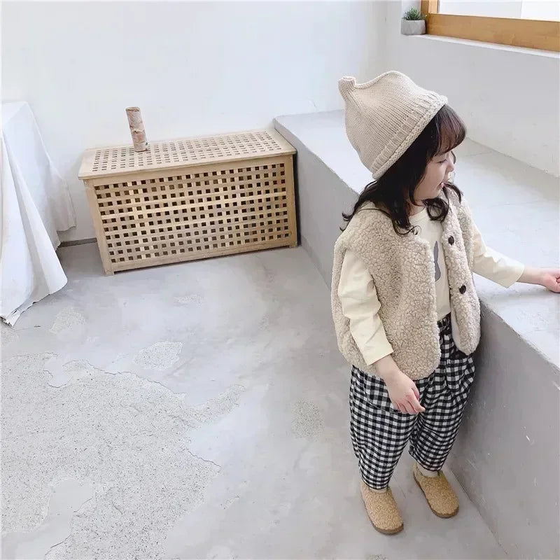 🧸❄ Ultra-Cozy Thickened Winter Vest for Kids – Soft, Stylish &amp; Perfect for Layering
