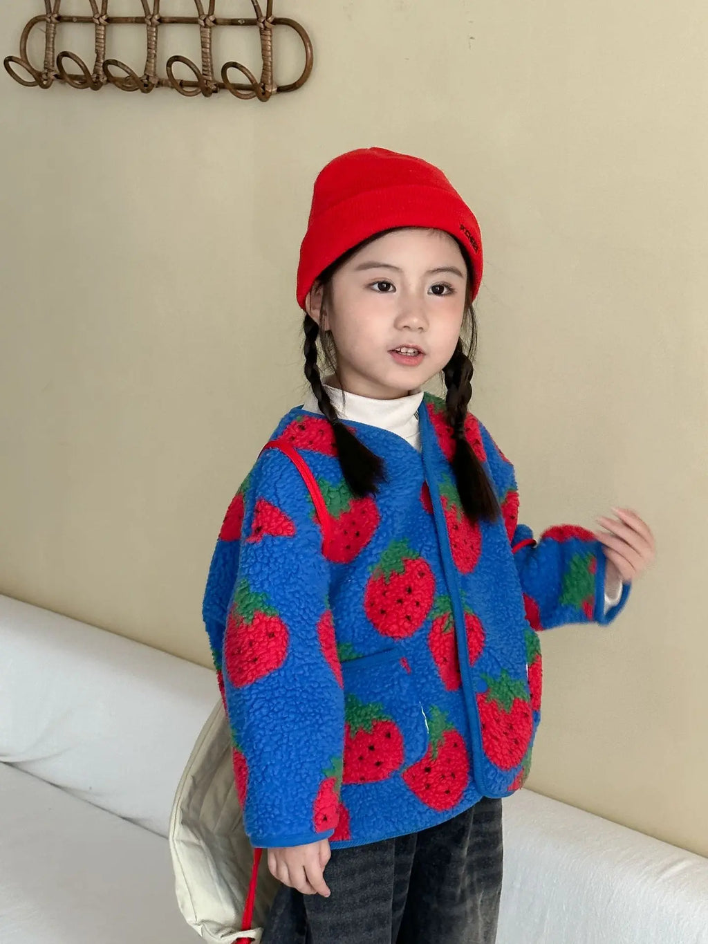 ❄🧸 Cozy Winter Print Jacket for Kids – Ultra-Warm &amp; Adorably Cute