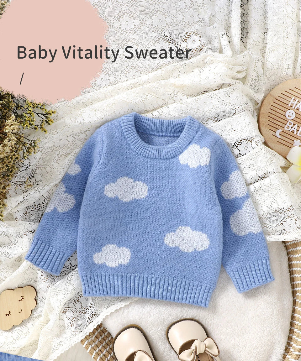 Autumn Baby Print Long-Sleeve Outfit – Soft, Cozy &amp; Perfect for Everyday Wear