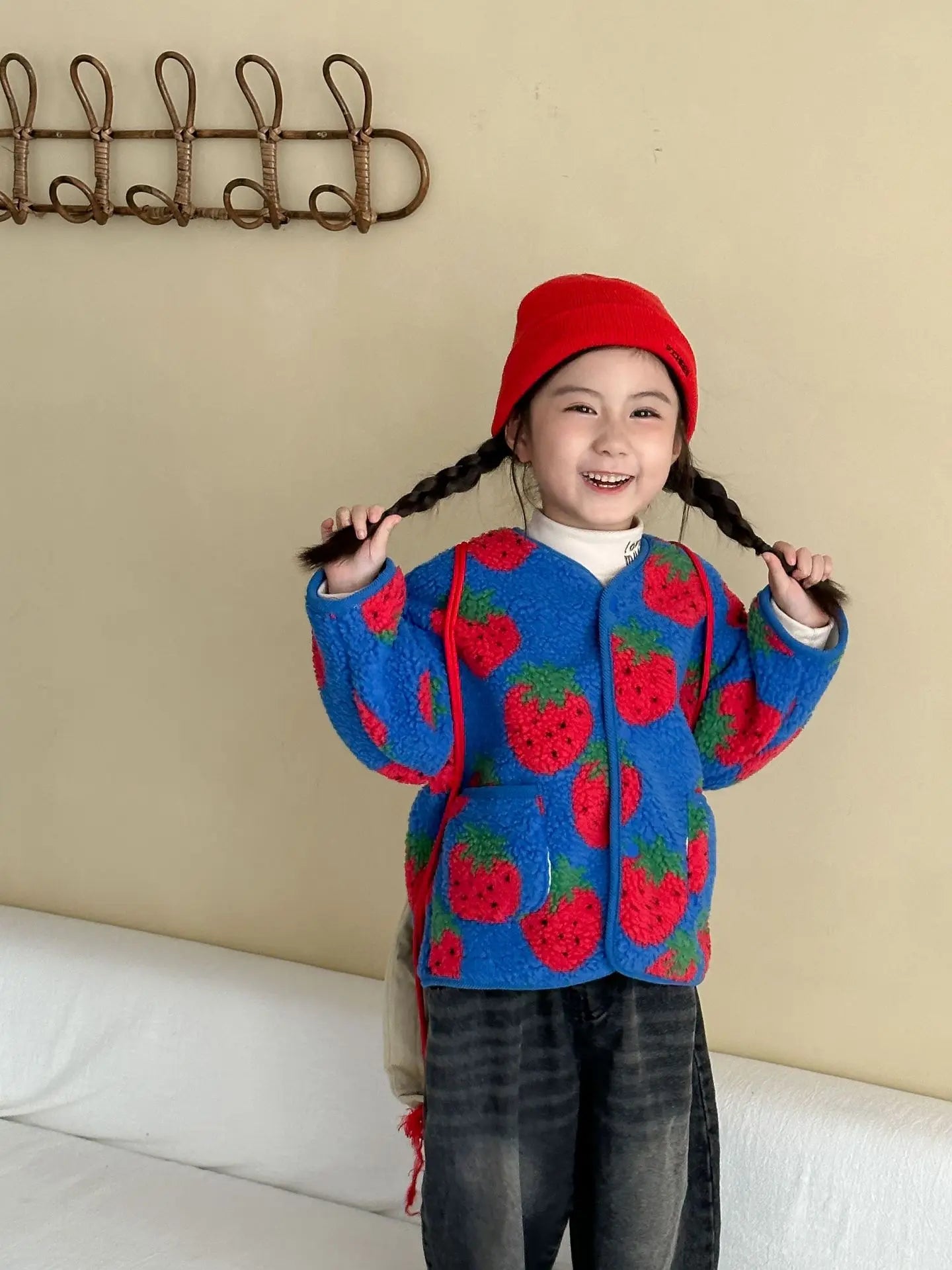 ❄🧸 Cozy Winter Print Jacket for Kids – Ultra-Warm &amp; Adorably Cute