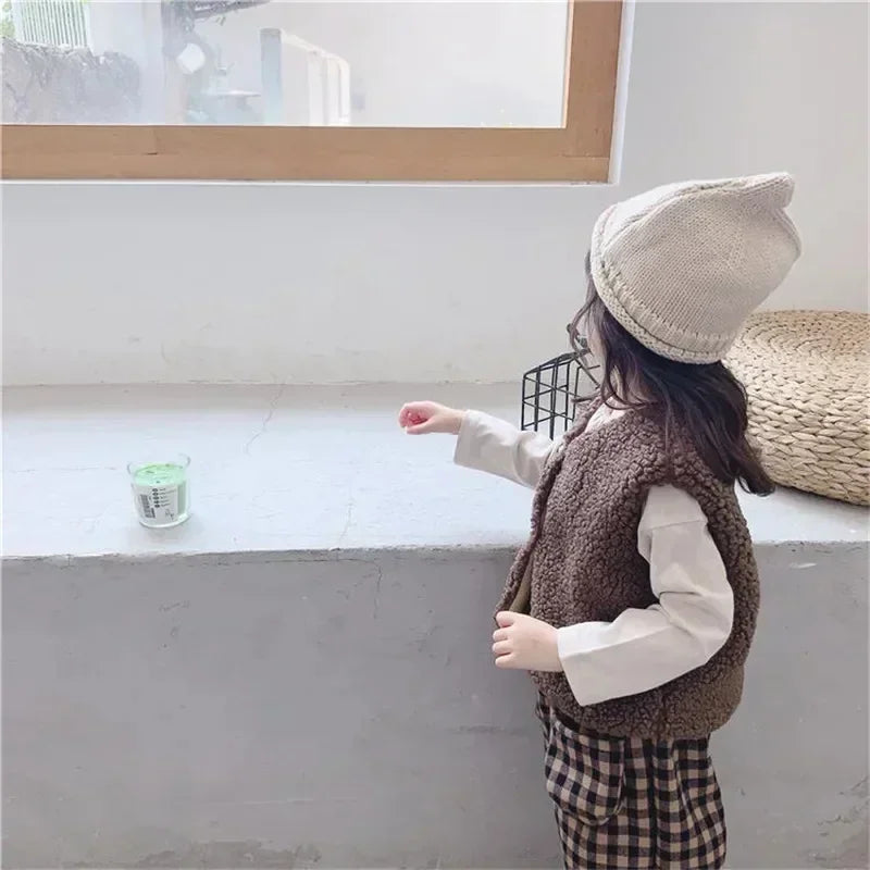 🧸❄ Ultra-Cozy Thickened Winter Vest for Kids – Soft, Stylish &amp; Perfect for Layering