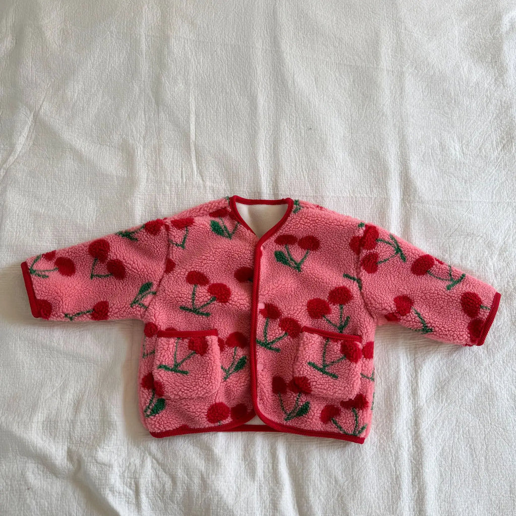 ❄🧸 Cozy Winter Print Jacket for Kids – Ultra-Warm &amp; Adorably Cute