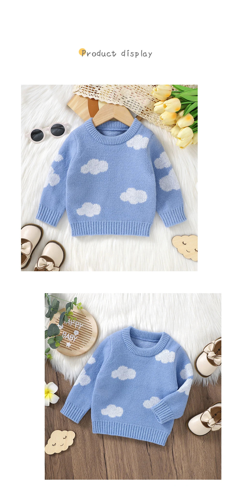 Autumn Baby Print Long-Sleeve Outfit – Soft, Cozy &amp; Perfect for Everyday Wear