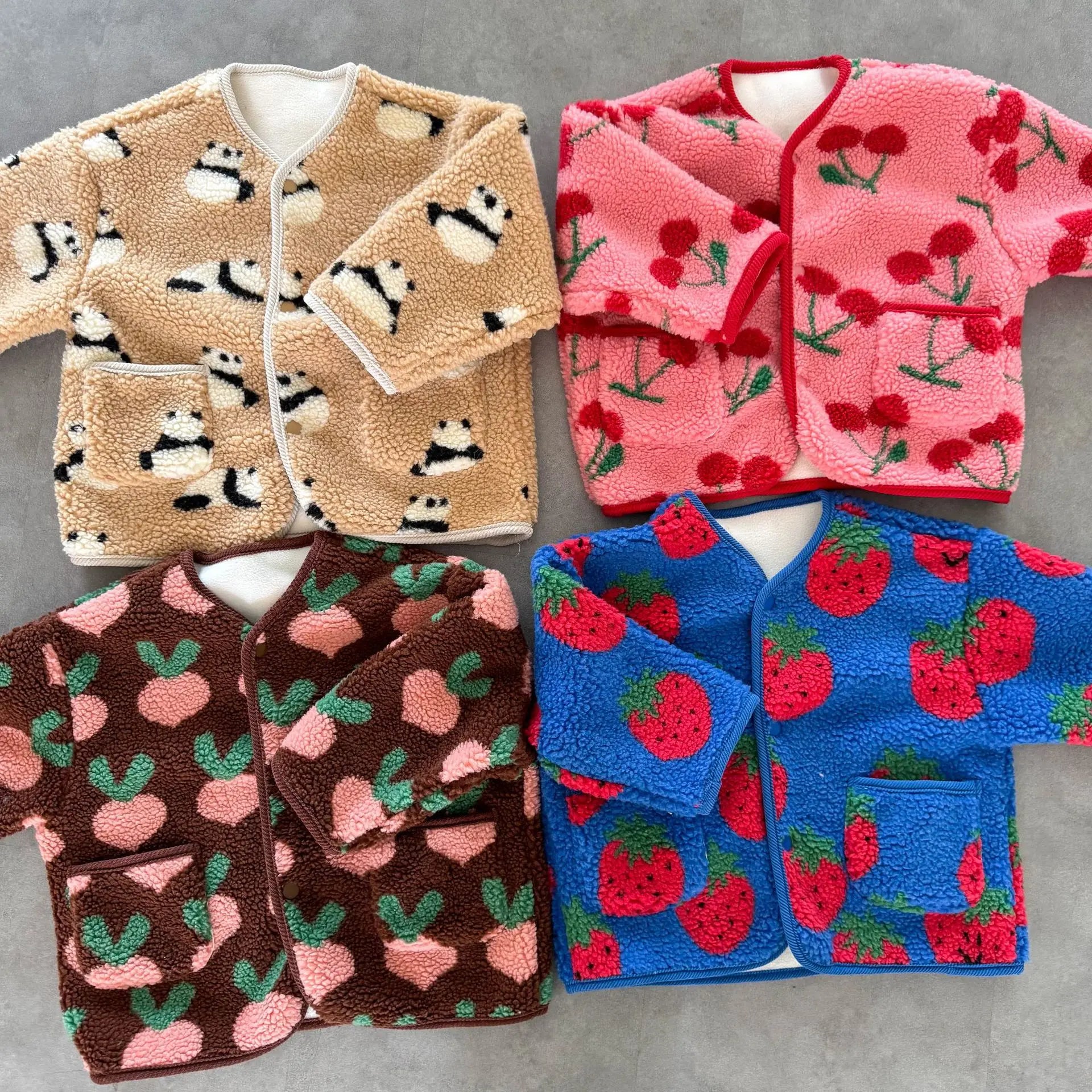 ❄🧸 Cozy Winter Print Jacket for Kids – Ultra-Warm &amp; Adorably Cute