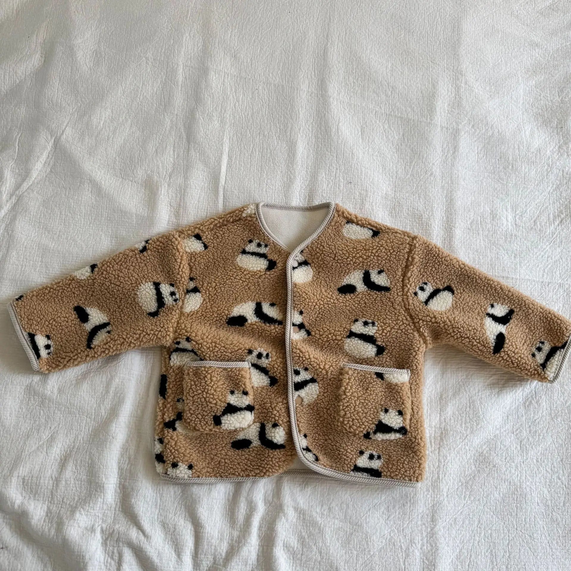❄🧸 Cozy Winter Print Jacket for Kids – Ultra-Warm &amp; Adorably Cute