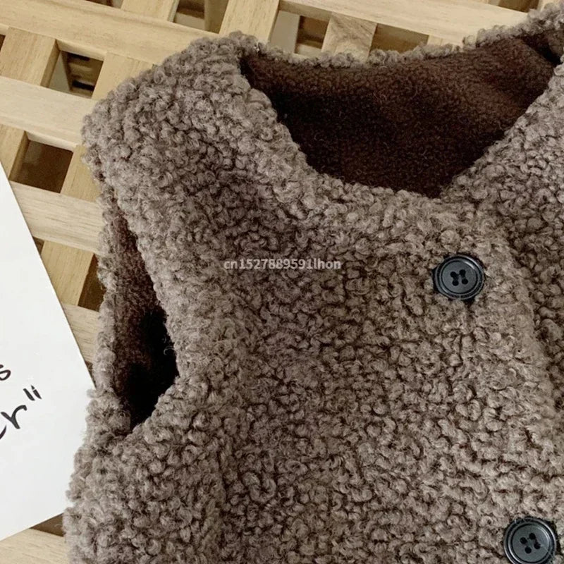 🧸❄ Ultra-Cozy Thickened Winter Vest for Kids – Soft, Stylish &amp; Perfect for Layering
