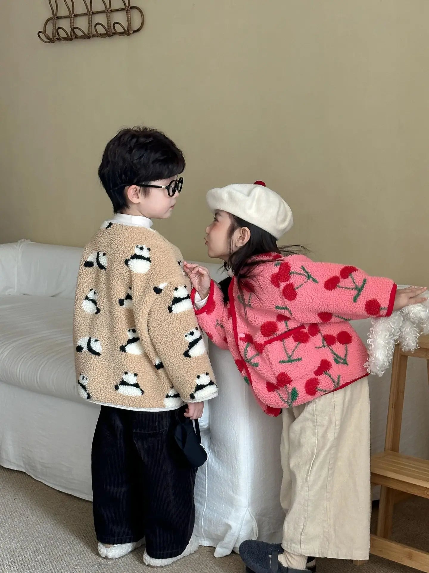 ❄🧸 Cozy Winter Print Jacket for Kids – Ultra-Warm &amp; Adorably Cute