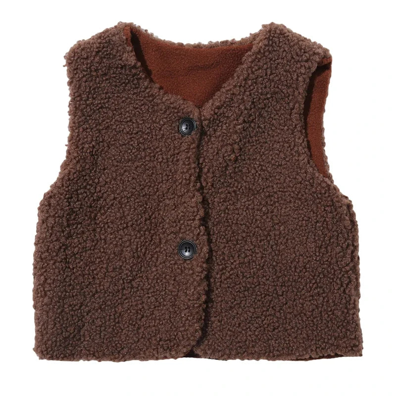🧸❄ Ultra-Cozy Thickened Winter Vest for Kids – Soft, Stylish &amp; Perfect for Layering