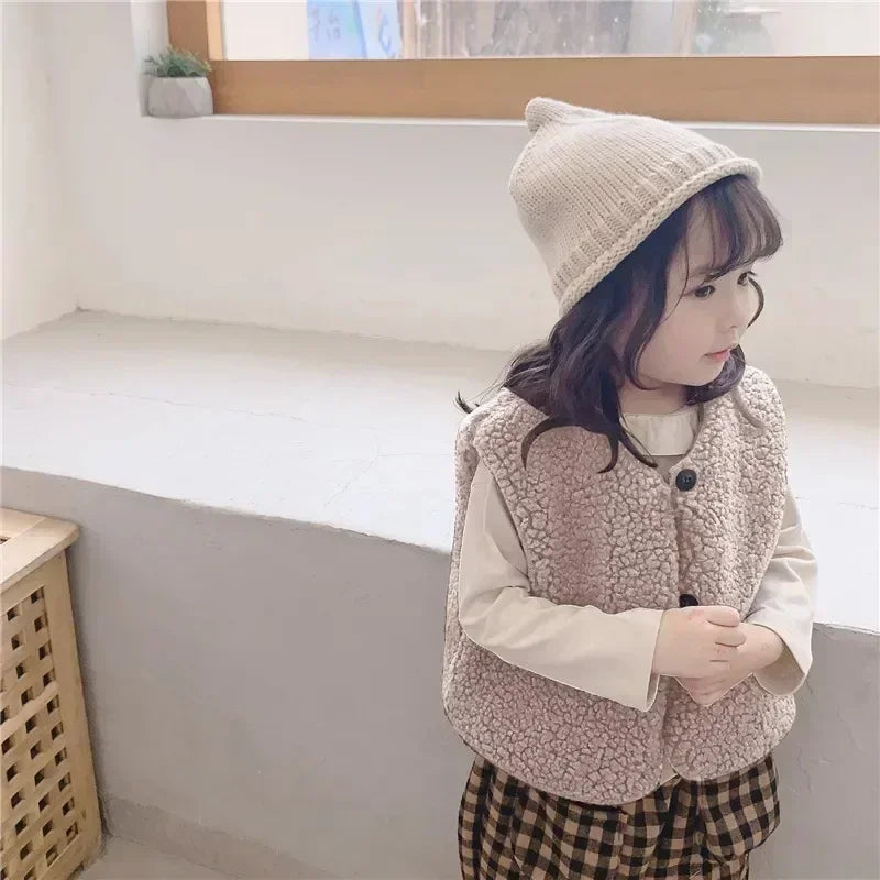 🧸❄ Ultra-Cozy Thickened Winter Vest for Kids – Soft, Stylish &amp; Perfect for Layering