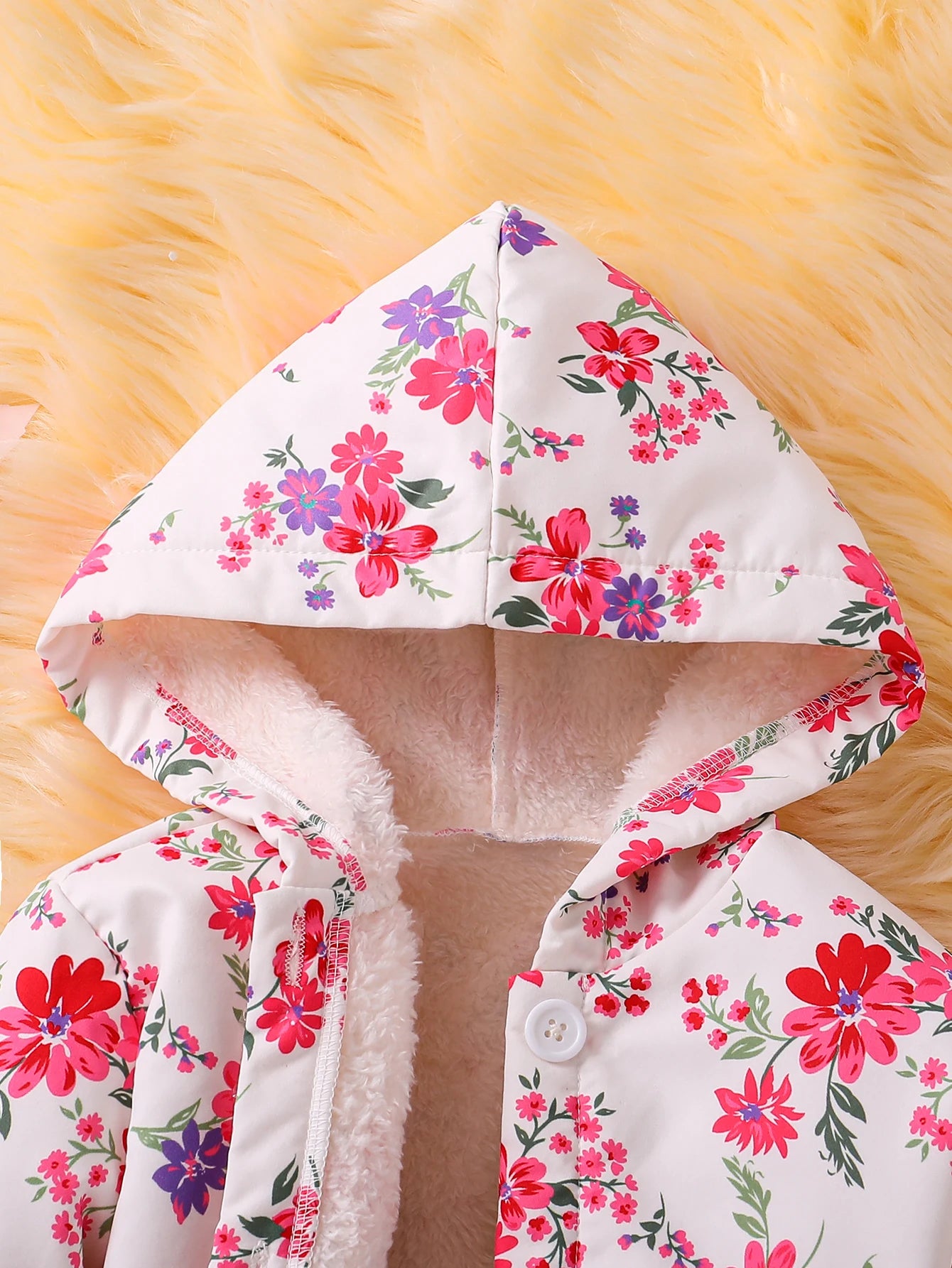 Girls’ Winter Hooded Wool-Blend Coat – Elegant, Warm &amp; Perfect