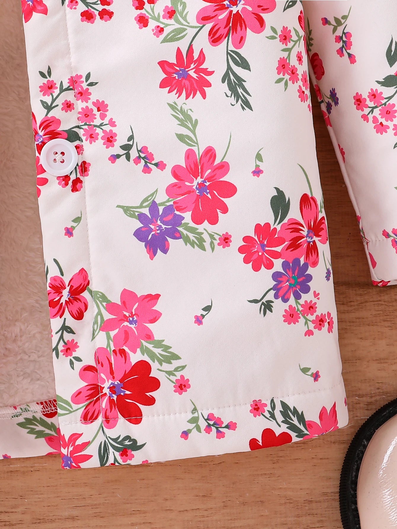 Girls’ Winter Hooded Wool-Blend Coat – Elegant, Warm &amp; Perfect