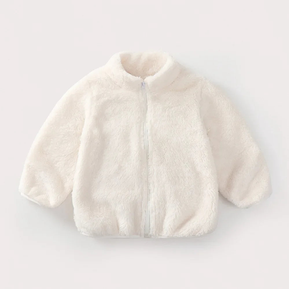 Ultra-Warm Fleece-Lined Turtleneck Jacket for Kids – Cozy