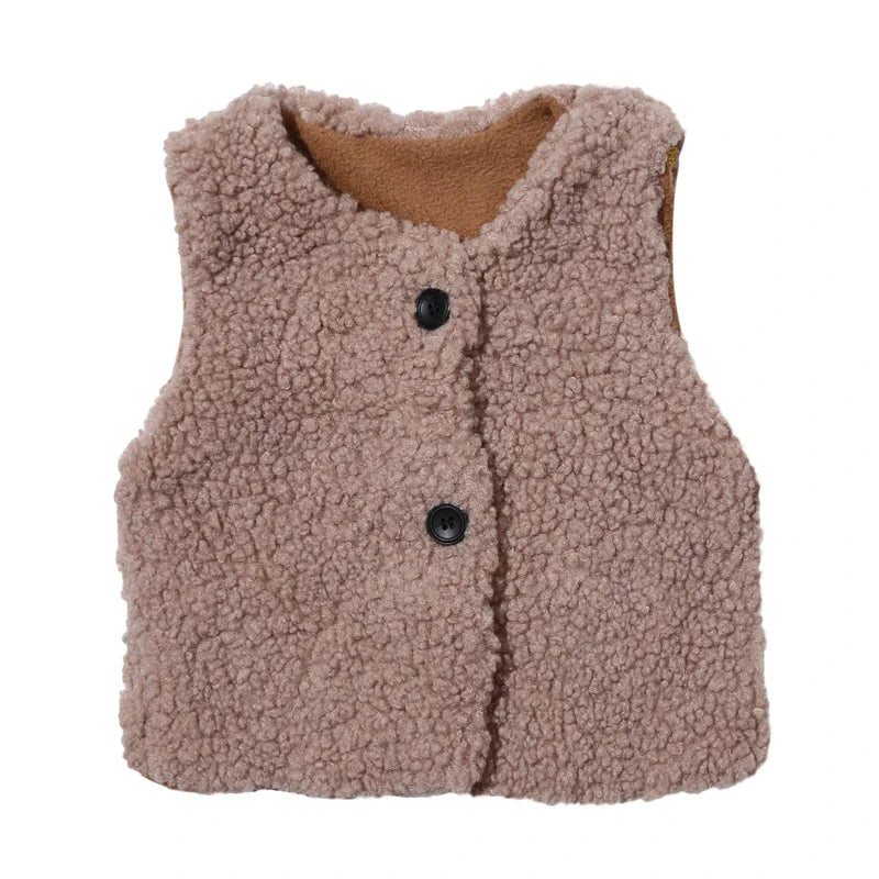 🧸❄ Ultra-Cozy Thickened Winter Vest for Kids – Soft, Stylish &amp; Perfect for Layering