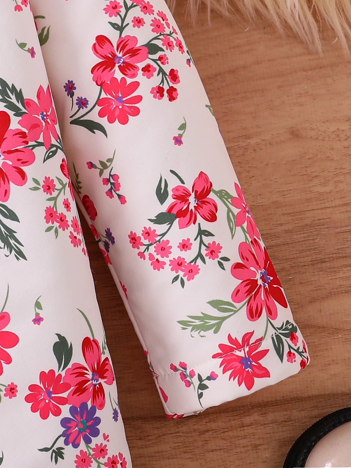 Girls’ Winter Hooded Wool-Blend Coat – Elegant, Warm &amp; Perfect