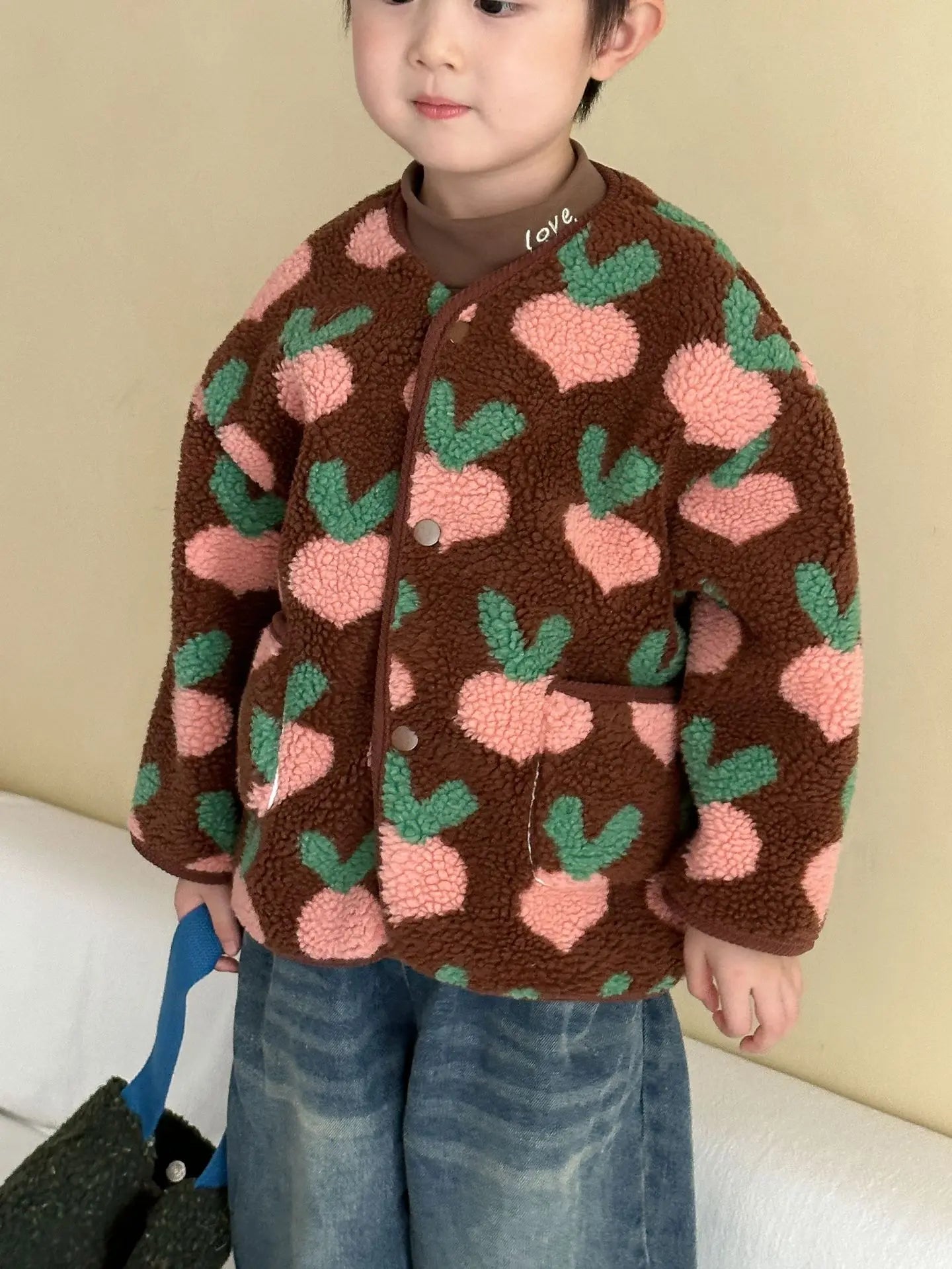 ❄🧸 Cozy Winter Print Jacket for Kids – Ultra-Warm &amp; Adorably Cute