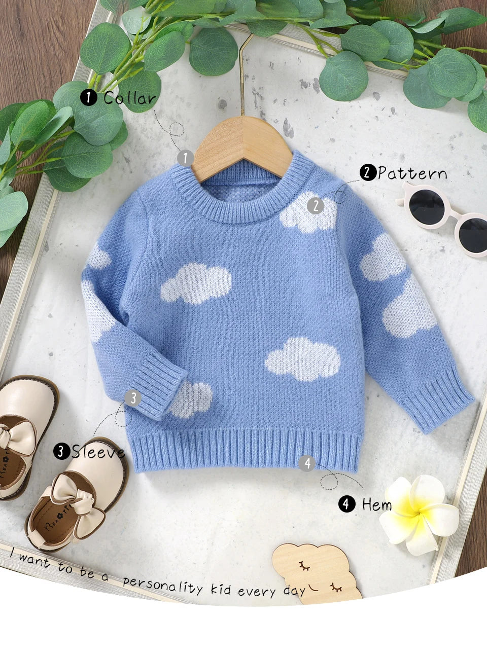 Autumn Baby Print Long-Sleeve Outfit – Soft, Cozy &amp; Perfect for Everyday Wear